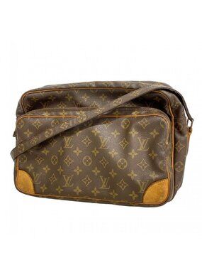 Louis Vuitton Shoulder Bag Monogram Nile GM Brown